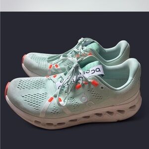 On Running Women's Light Green Athletic Shoes